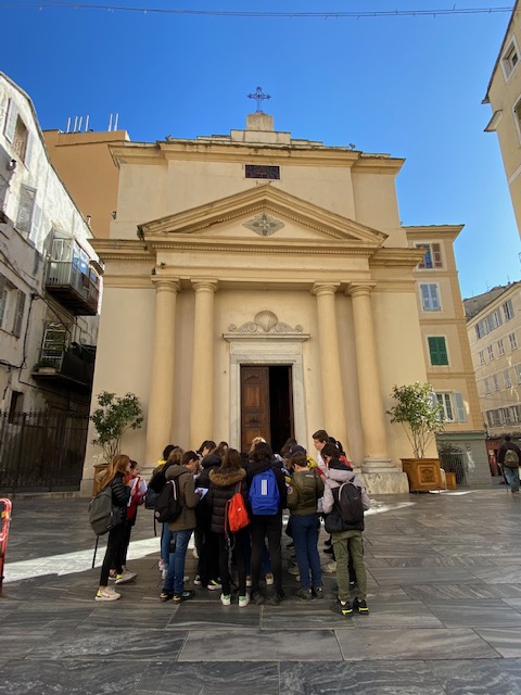 A 5B à a scuperta di a storia di Bastia