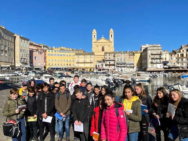 A 5B à a scuperta di a storia di Bastia