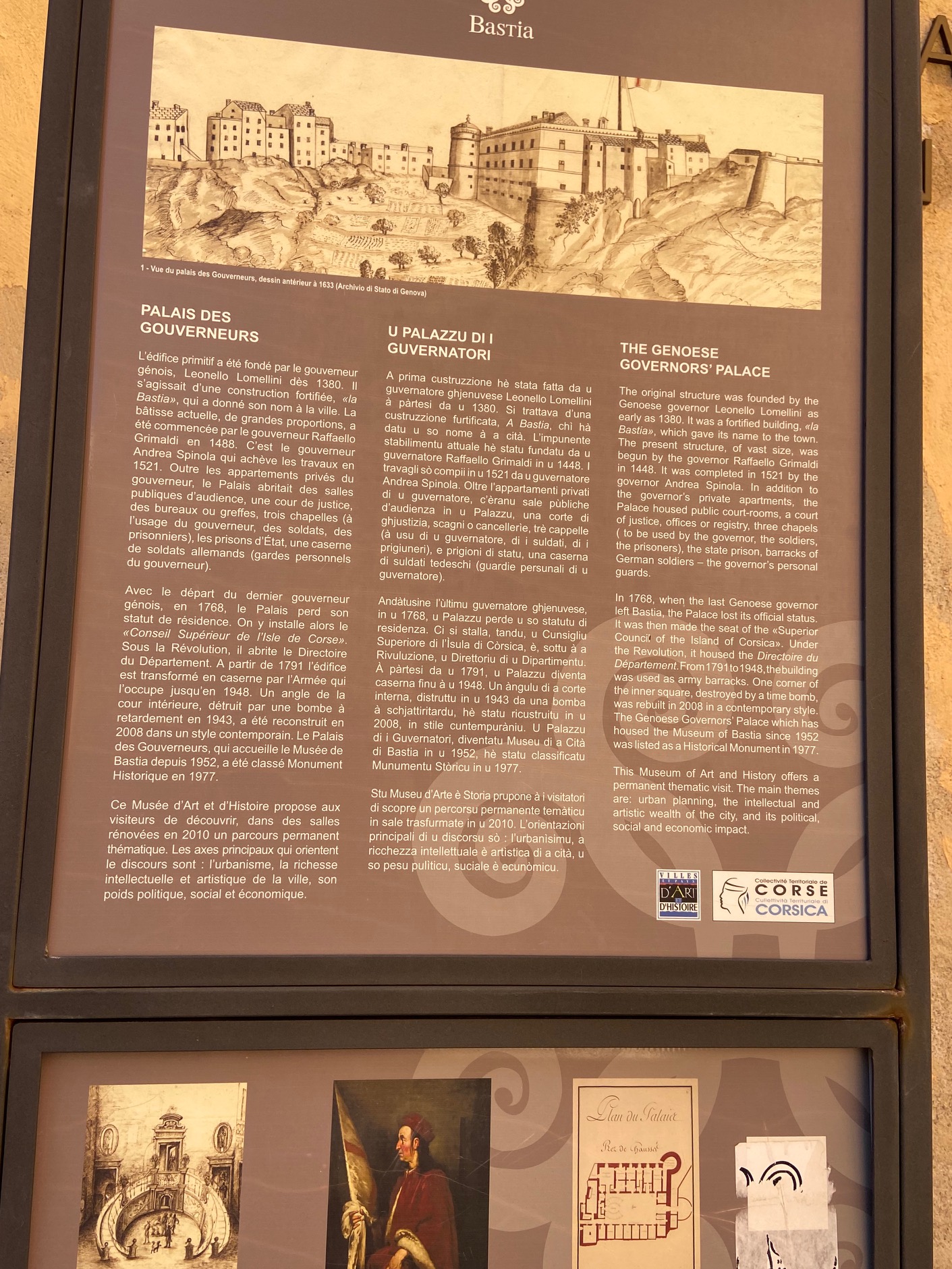 A 5B à a scuperta di a storia di Bastia