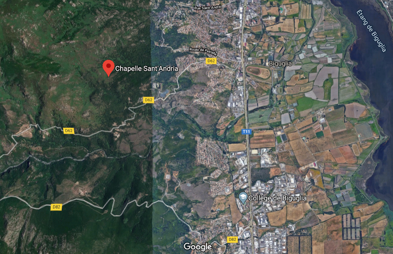 A cappella Sant'Andria in Biguglia