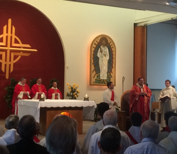 La concélébration lors du lancement de l'Année pastorale à Québec le 14 septembre 2016 (Crédits photo : H. Giguère)