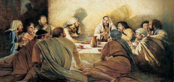 Jésus et les apôtres à la Cène (Crédits photo : Nanipeinture Eklablog) Jésus et les apôtres à la Cène (Crédits photo : Nanipeinture Eklablog)