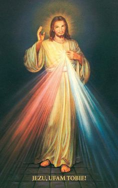 Le Jésus miséricordieux de sainte Faustine (Domaine public)
