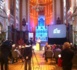 Conférence de presse pour annoncer le spectacle d'Olivier Dufour LUMIÈRES dans la Cour du Séminaire de Québec en juillet 2013 pour le 350e anniversaire de la fondation du Séminaire de Québec