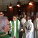 Père Martin Grenier et autres prètres le 24 janvier 2016 à la bénédiction de la Porte de la miséricorde à St-Joseph-de-Beauce