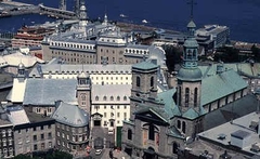 Vue d'ensemble du site du Séminaire de Québec Vue d'ensemble du site du Séminaire de Québec