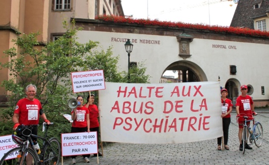 Raid à vélos Paris - Strasbourg contre les abus psychiatriques !