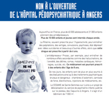 La CCDH manifeste contre l'hôpital pédopsychiatrique à Angers et dénonce les abus psychiatriques aux enfants La CCDH manifeste contre l'hôpital pédopsychiatrique à Angers et dénonce les abus psychiatriques aux enfants