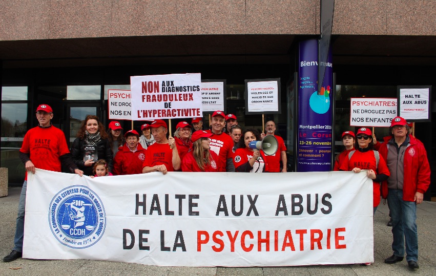 Manifestation contre le Congrès français de psychiatrie samedi 26 novembre 2016 à Montpellier