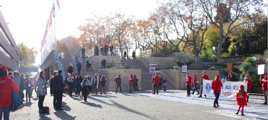Manifestation contre le Congrès français de psychiatrie samedi 26 novembre 2016 à Montpellier