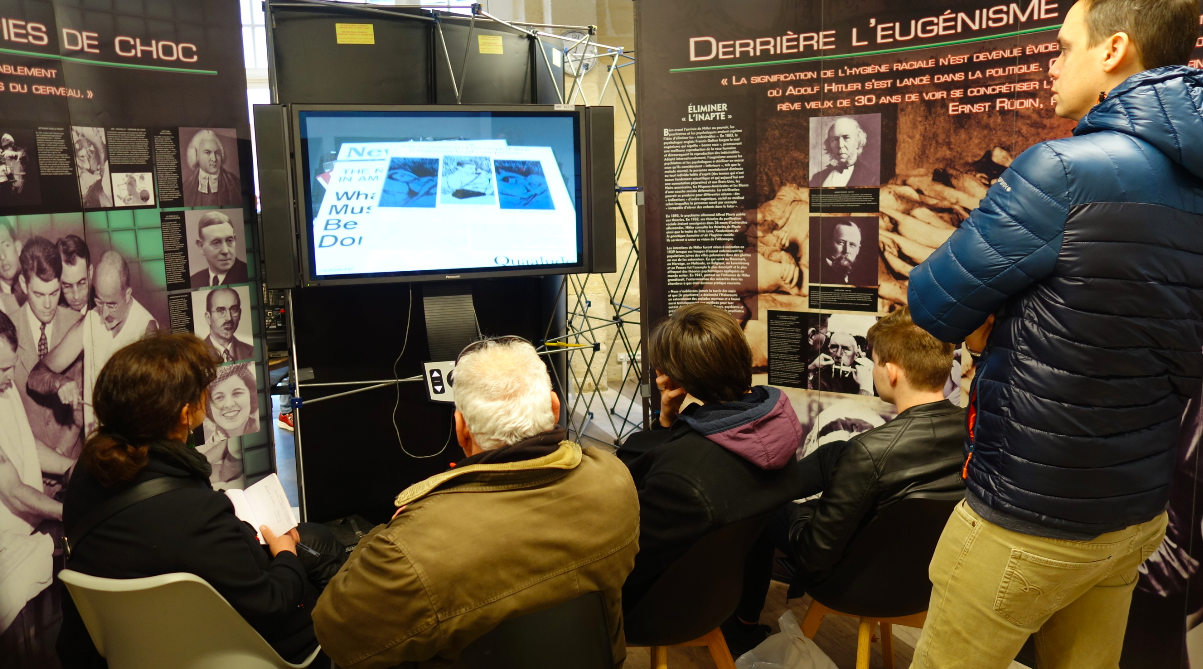 La CCDH a inauguré son exposition Psychiatrie : la vérité sur ses abus le vendredi 1er mars 2019 à 20 heures