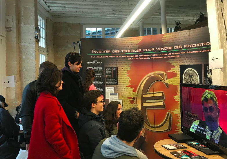 La CCDH a inauguré son exposition Psychiatrie : la vérité sur ses abus le vendredi 1er mars 2019 à 20 heures