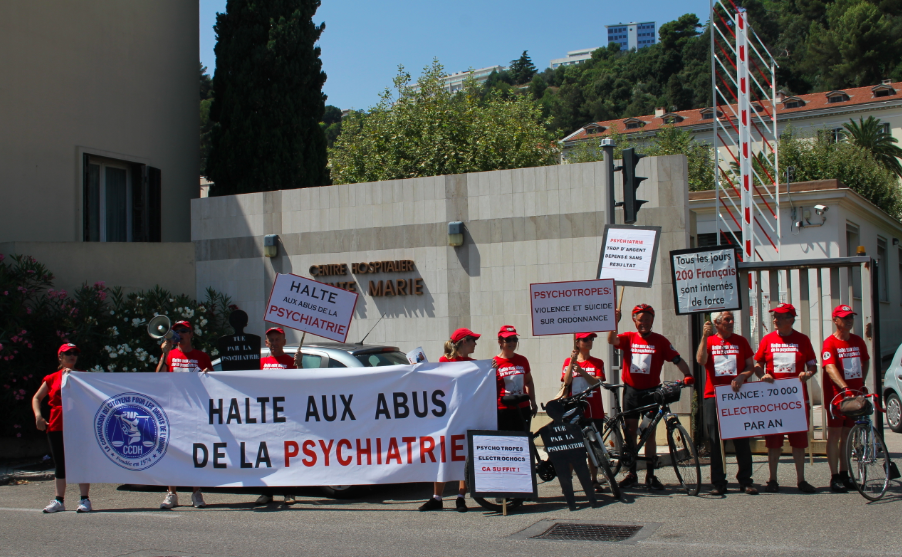 Raid à vélos 2014 de Montpellier à Nice pour dénoncer les abus psychiatriques