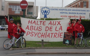 650 km à vélo entre Paris et Strasbourg pour dénoncer les abus psychiatriques - août 2011