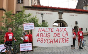 Raid à vélos Paris - Strasbourg contre les abus psychiatriques !
