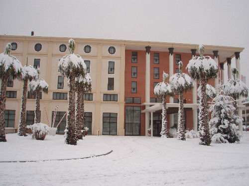 Marseille sous un joli manteau blanc...