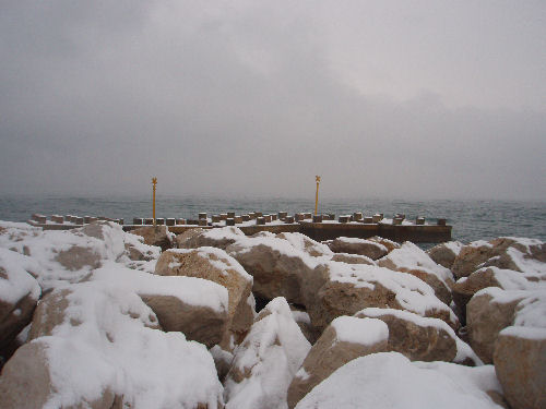 Marseille sous un joli manteau blanc...