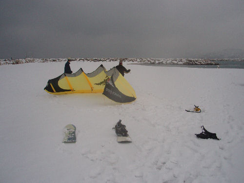 Marseille sous un joli manteau blanc...
