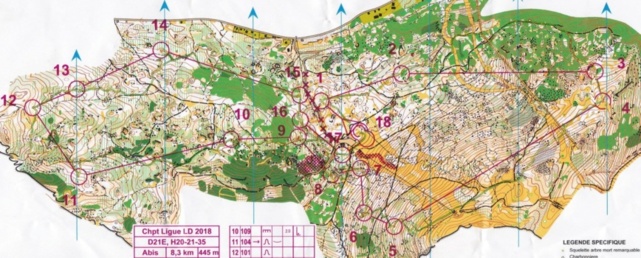 Championnat de Ligue Longue Distance CO - La Moulière (06)