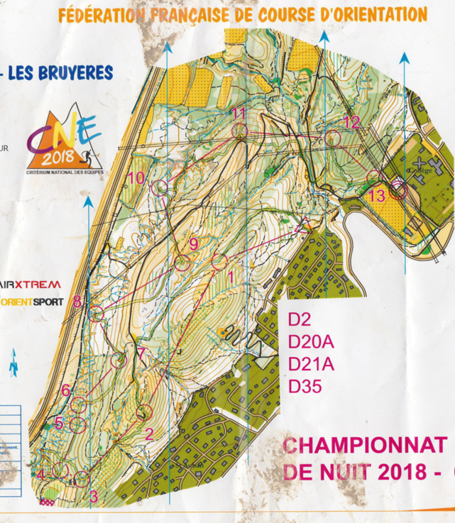 Championnat de France de Nuit de Course d’Orientation