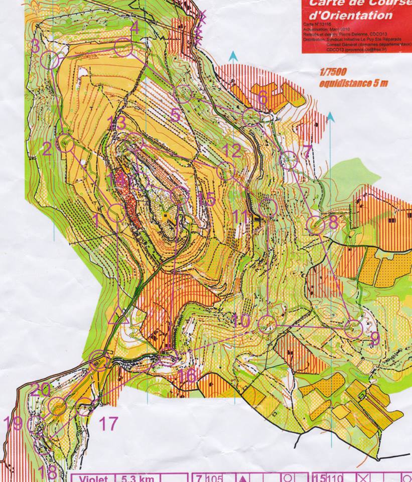 Pays d'Aix Orientation Tour 4 - La Quille (Le Puy Sainte Réparade)