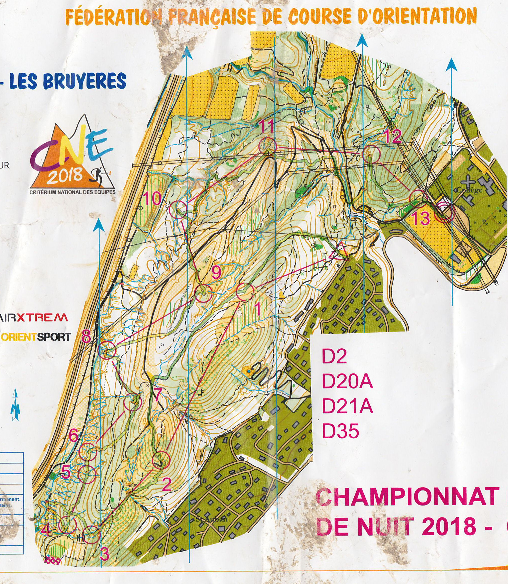 Championnat de France de Nuit de Course d’Orientation