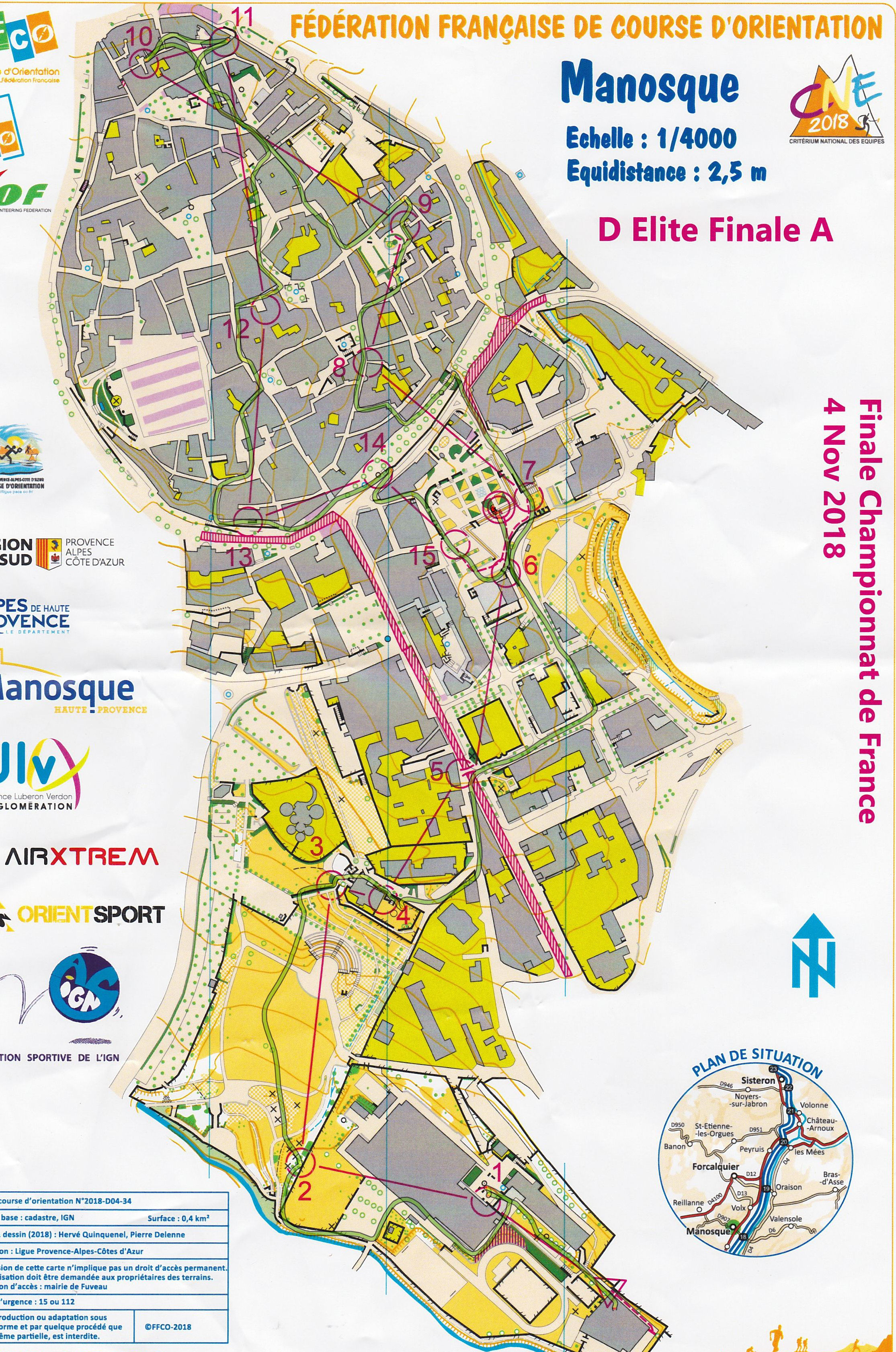 Championnat de France de Sprint Elite de Course d’Orientation Championnat de France de Sprint Elite de Course d’Orientation