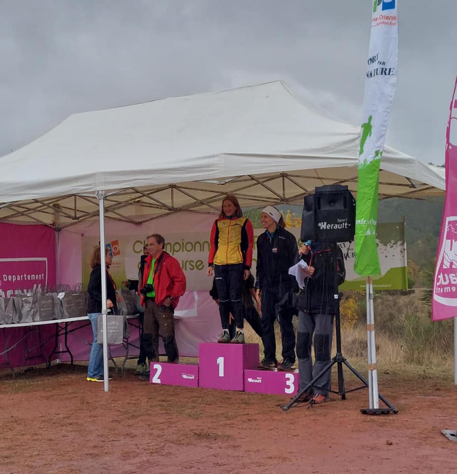 Championne de France de Course d'Orientation de Nuit ! Championne de France de Course d'Orientation de Nuit !