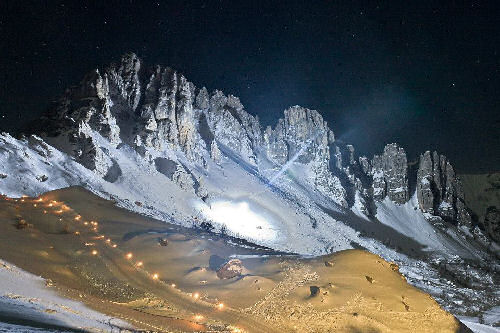 Entraînement hivernal : ma première course de ski alpinisme !