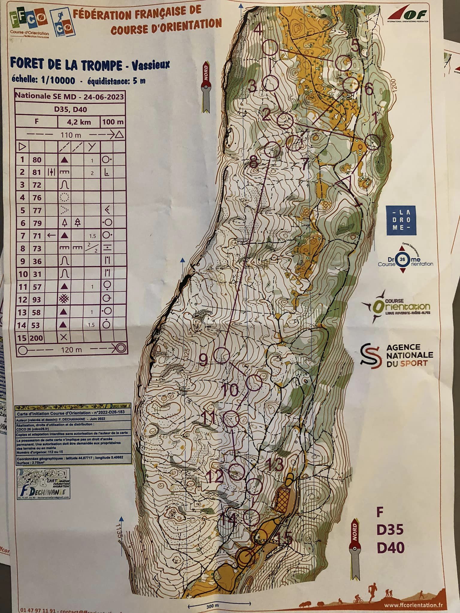 Nationale SE de Course d’Orientation au col de Rousset Nationale SE de Course d’Orientation au col de Rousset