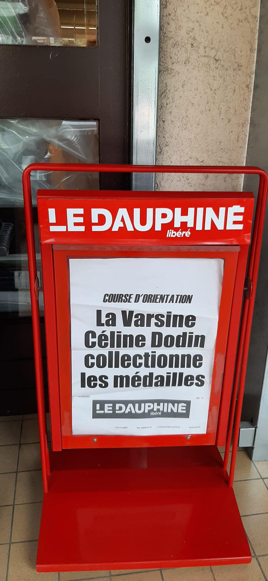 Une page complète dans le Dauphiné… ☺️😃 Une page complète dans le Dauphiné… ☺️😃