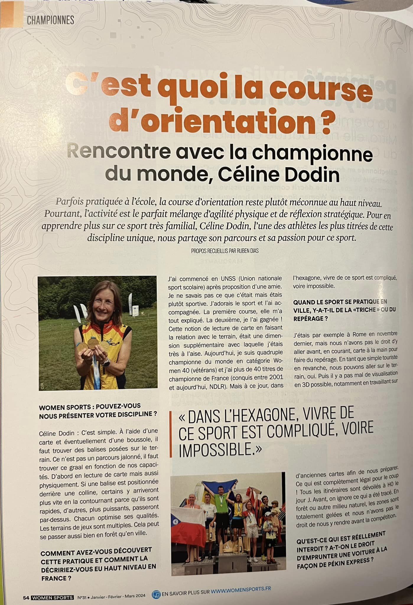 Merci le magazine WomenSports et Vars pour ce bel article sur la course d’orientation dans le numéro de ce début d’année ! Merci le magazine WomenSports et Vars pour ce bel article sur la course d’orientation dans le numéro de ce début d’année !