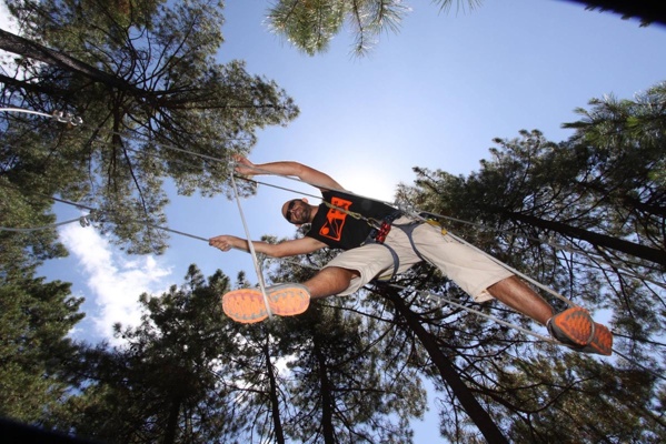 Sensations fortes en accrobranche