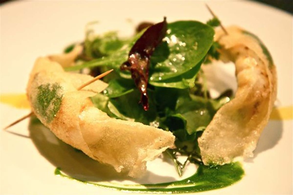 Langoustines croustillantes au basilic Langoustines croustillantes au basilic