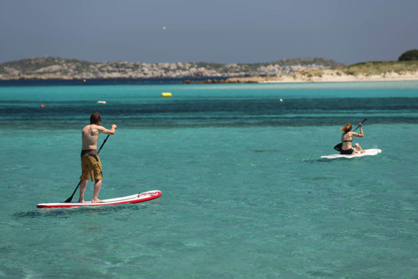 Stand up paddle au fil des lagons de Sperone Stand up paddle au fil des lagons de Sperone