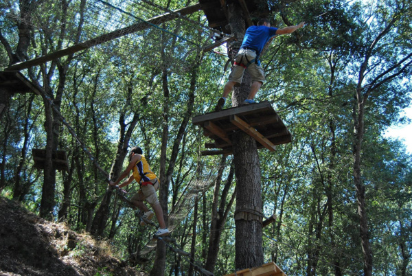 Accrobranche, Via Ferrata et tyrolienne avec Baracci Natura