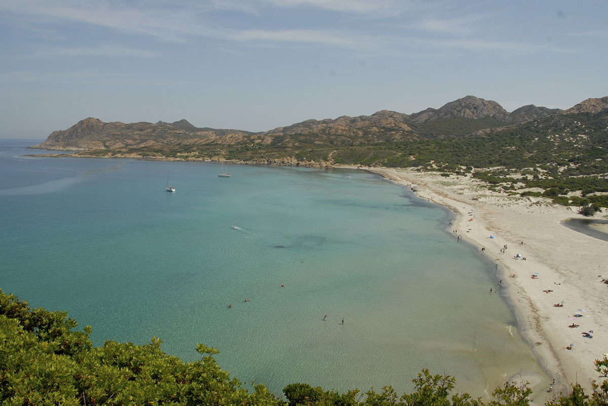 La plage de l'Ostriconi