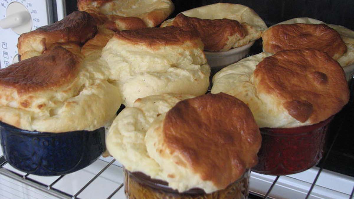 Un soufflé à la tomme corse