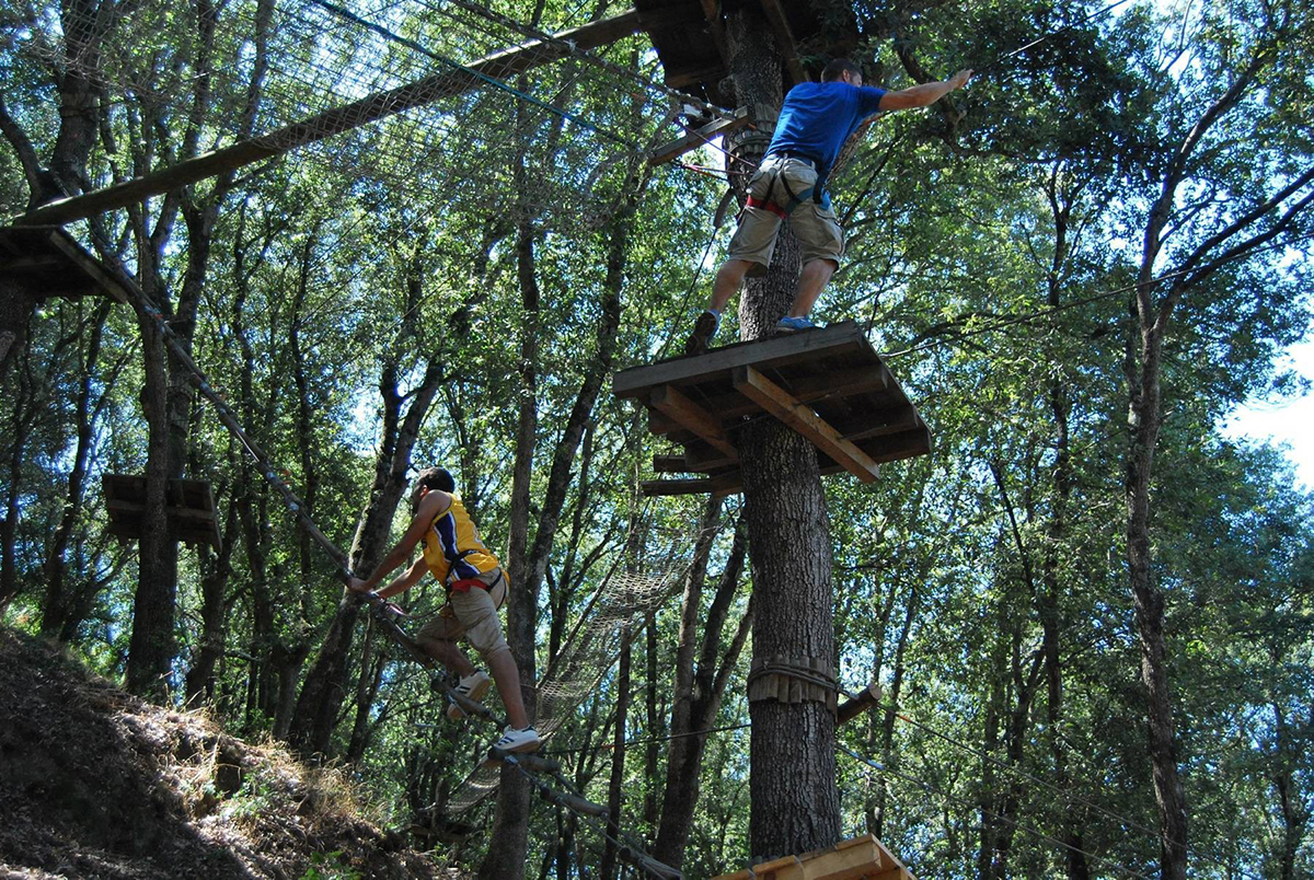 Accrobranche, Via Ferrata et tyrolienne avec Baracci Natura
