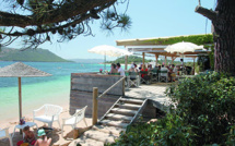 Le Beach Bar à Cala Rossa