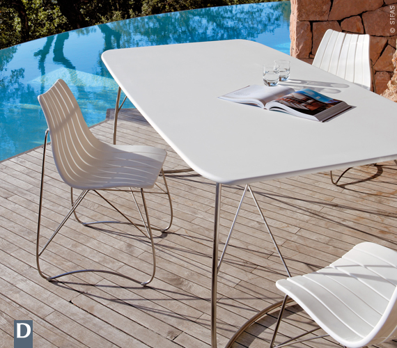 16 TABLES POUR DINERS EN EXTÉRIEUR