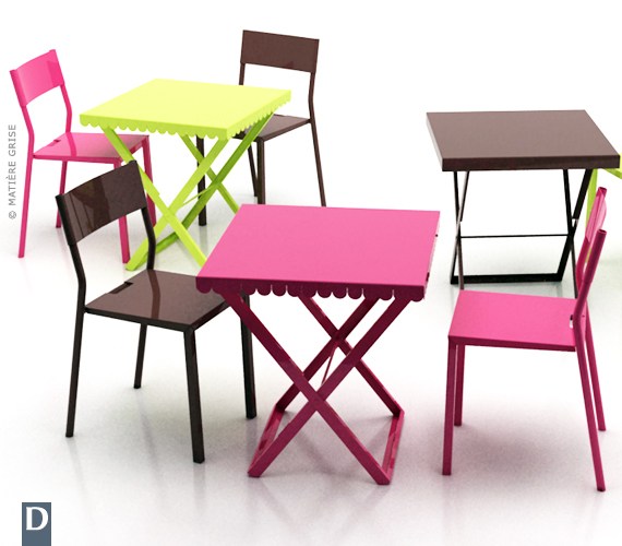 16 TABLES POUR DINERS EN EXTÉRIEUR