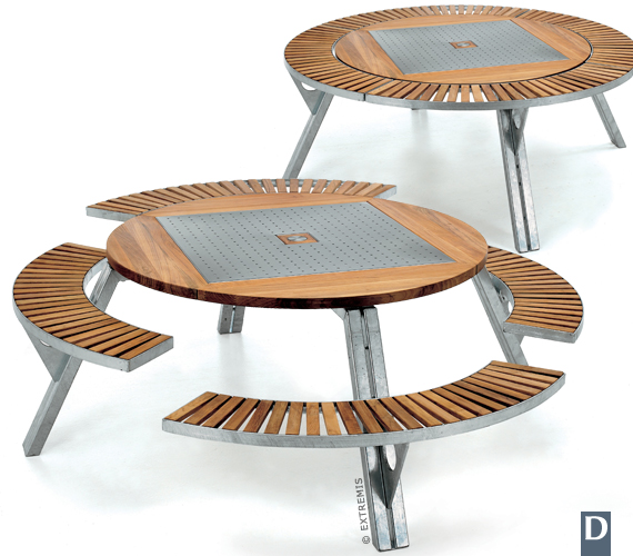 16 TABLES POUR DINERS EN EXTÉRIEUR