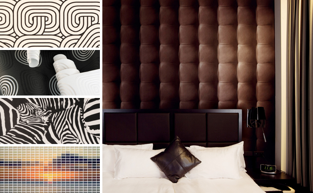 PAPIER PEINT ENTRE MOTIFS ET ILLUSIONS