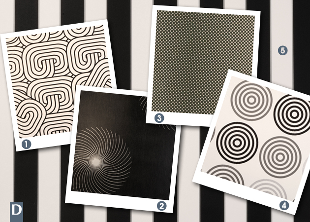 PAPIER PEINT ENTRE MOTIFS ET ILLUSIONS