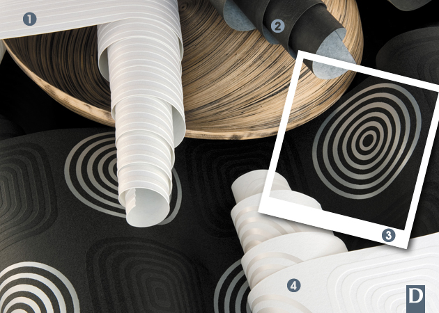 PAPIER PEINT ENTRE MOTIFS ET ILLUSIONS