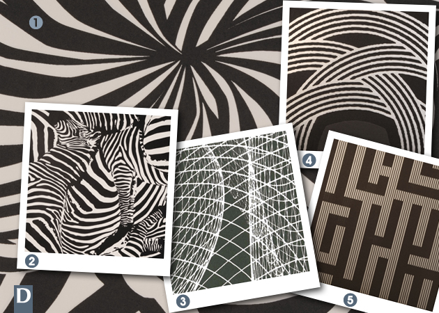 PAPIER PEINT ENTRE MOTIFS ET ILLUSIONS