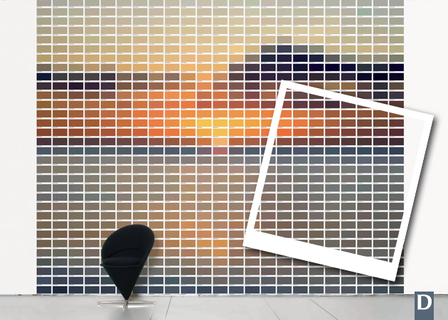 PAPIER PEINT ENTRE MOTIFS ET ILLUSIONS