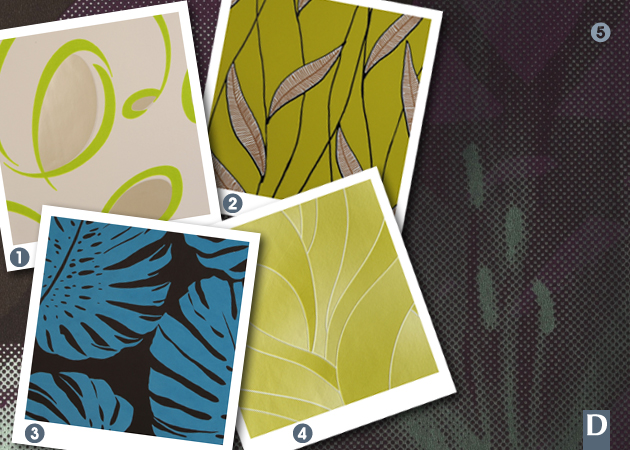 PAPIER PEINT ENTRE MOTIFS ET ILLUSIONS