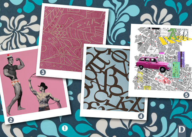 PAPIER PEINT ENTRE MOTIFS ET ILLUSIONS